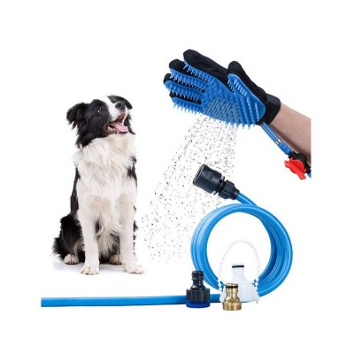 Tianyuan Multi-function Pet Product Bathing Massage Shower Spray Tool,Dog Shower Brush,Pet Grooming Glove