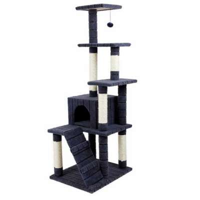 Wholesale Eco-friendly Nature Sisal Luxury Cat Tree, Large Scratching Cat Tree Tower, Durable Scratcher Cat Tree