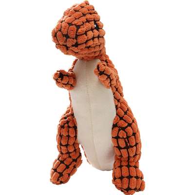 Hot Selling Durable Dinosaur Shape Plush Dog Soft Toy with Squeaky inside