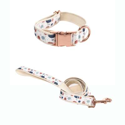 Factory Manufacture Top Grade Pet Dog Collar And Leash Set