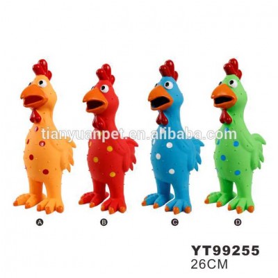 Hot Sale Latex Screaming Chicken Toys  Pet Squeaky Pet Dog Play Chew Toys