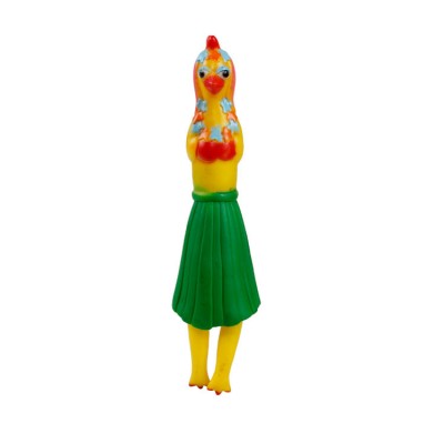 Hot Sales Pet Women Screaming Chicken With Dress Toys for Dog Vinyl Squeaker Dog Toy Pets in Factory