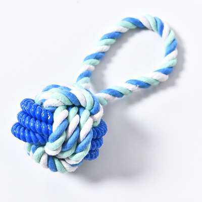 Reusable professional cute cotton rope dog toy